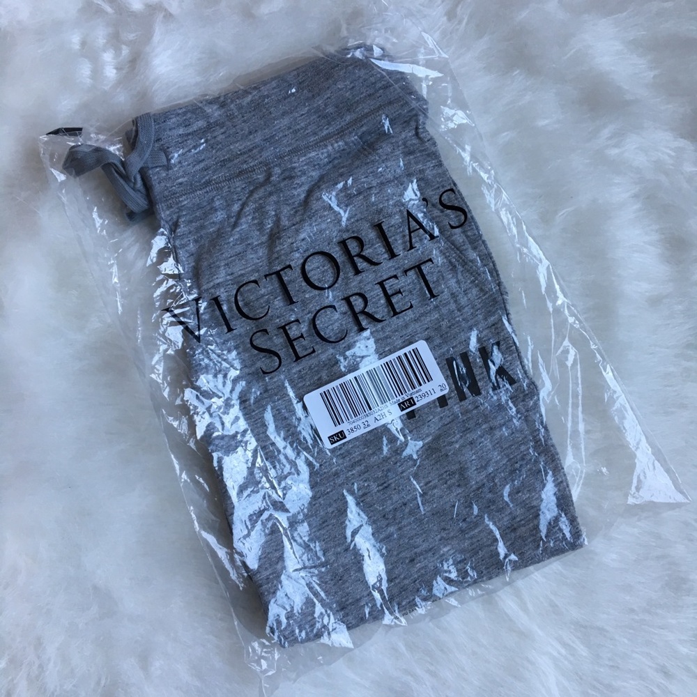 NEW! VS Pink Gray Skinny Jogger - Picture 3 of 4